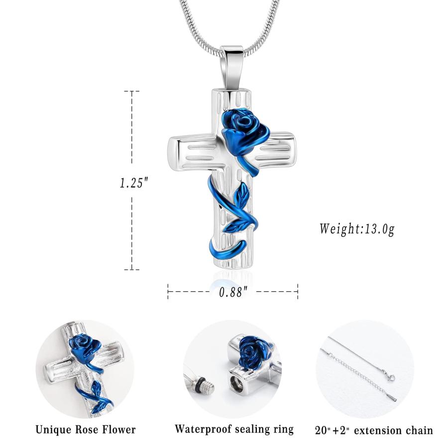 【並行輸入品】Minicremation 火葬ジュエリー 遺灰用骨壺ネックレス ペット用 かわいいペットペンダント 犬の足跡ネックレス 女性/男_3