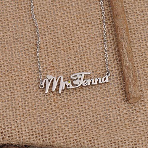 【並行輸入品】A Missing Dog カスタム名前ネックレス シルバー A Missing Dog Custom Any Name Neck_7
