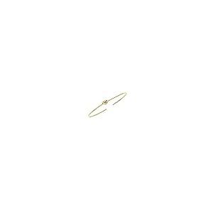 【並行輸入品】14kt イエローゴールド 5.5mm 光沢カフ ラブノット バングル ブレスレット 2.7g RCI 14kt Yellow Gの画像
