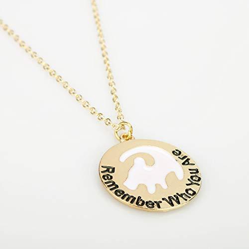 【並行輸入品】The Lion King Necklace Round Alloy Choker Remember Who You Are L_4