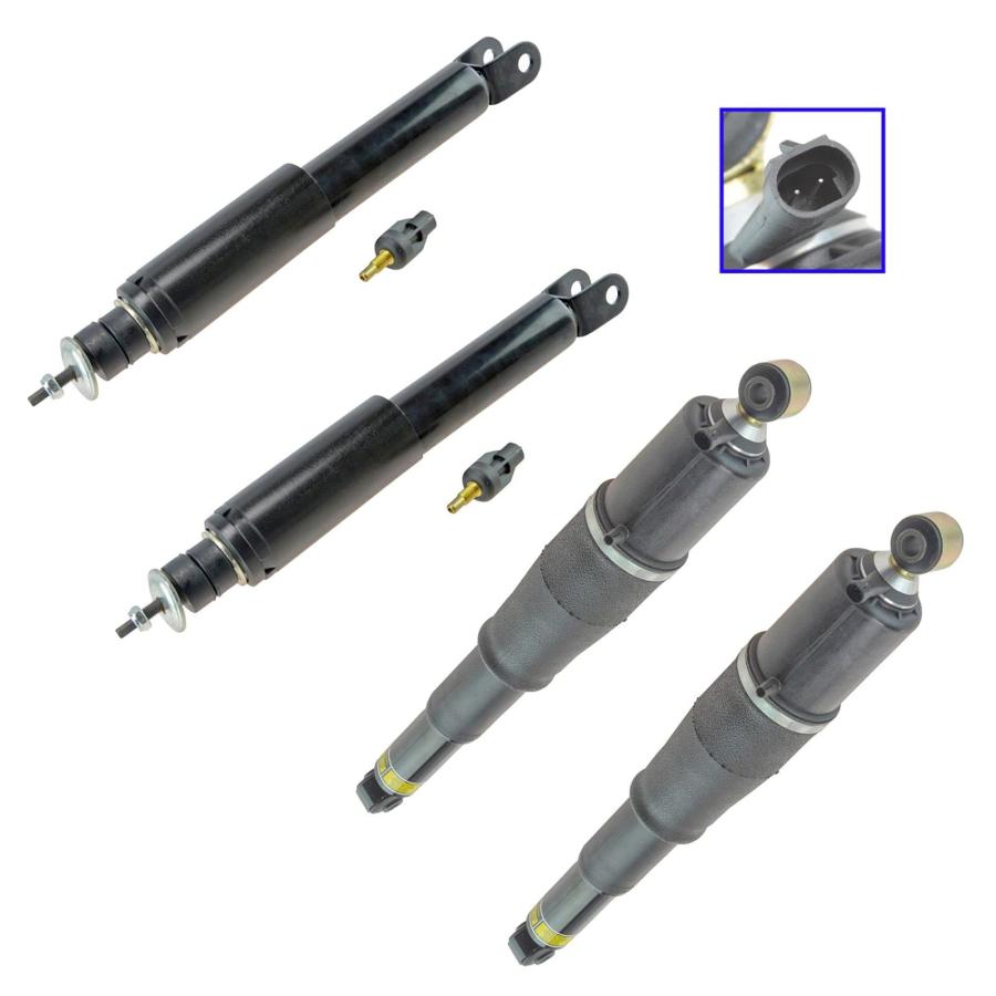 【並行輸入品】Front Rear Air Suspension Shock Absorber Kit Set 4pc for Tahoe Yの画像
