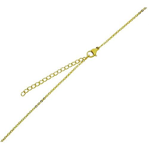 【並行輸入品】Alpha Sigma Tau ソロリティバー ネックレス ギリシャ ソロリティ文字 調節可能なチェーン付き Alpha Sigm_7