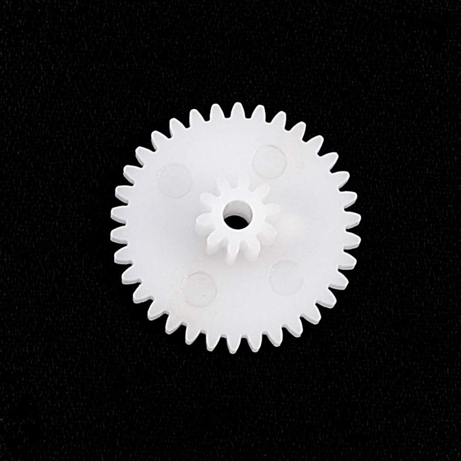 【並行輸入品】Othmro プラスチックギア 34歯モデル 34102B 減速ギア プラスチックウォームギア RCカーロボットモーター用 10個_6