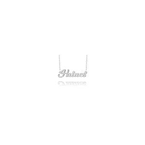 【並行輸入品】CLY Jewelry Customized Haines Name Necklace Custom Silver Plate_2