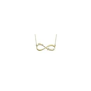 【並行輸入品】MyNameNecklace パーソナライズ インフィニティペンダント ネームネックレス Love Forever またはあなたのの画像