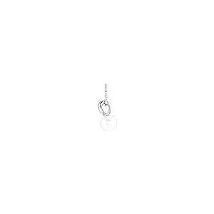 【並行輸入品】Diamond2Deal 14K White Gold Freshwater Cultured Pearl Bypass Penの画像