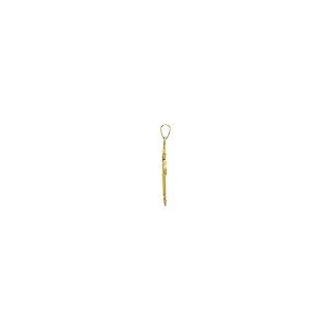【並行輸入品】Diamond2Deal クロスペンダントネックレス 14K イエロー 32.2x17.7mm レディース, 金属 Diamondの画像