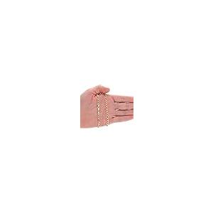 【並行輸入品】Nuragold 10K イエローゴールド 5.5mm フィガロチェーンリンクブレスレット メンズ レディース ジュエリー ロブスの画像