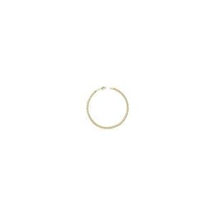 【並行輸入品】Nuragold 10K イエローゴールド 4mm マイアミキューバリンクチェーンブレスレット メンズ レディース ジュエリー 7の画像