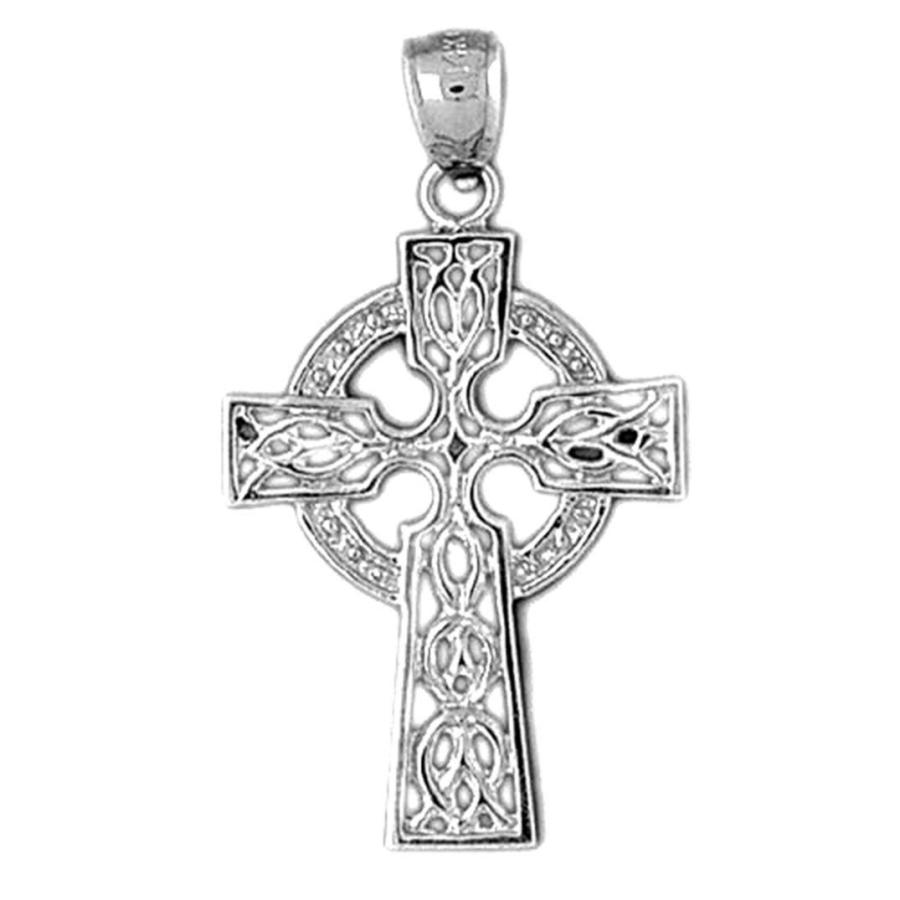 【並行輸入品】Jewels Obsession シルバーケルトクロスネックレス ロジウムメッキ 925シルバー ケルトクロスペンダント 18イン_3