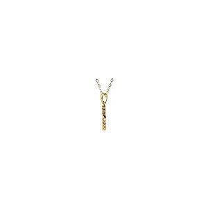 【並行輸入品】Dazzlingrock Collection 10.2 mm Round Cubic Zirconia Ladies Crosの画像