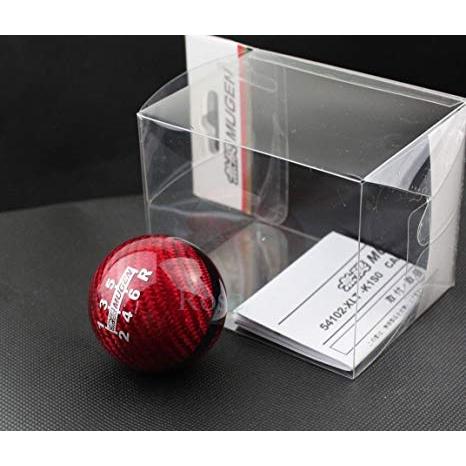 並行輸入品】MUGEN レッド カーボンファイバー シフトノブ 6速 ホンダ 
