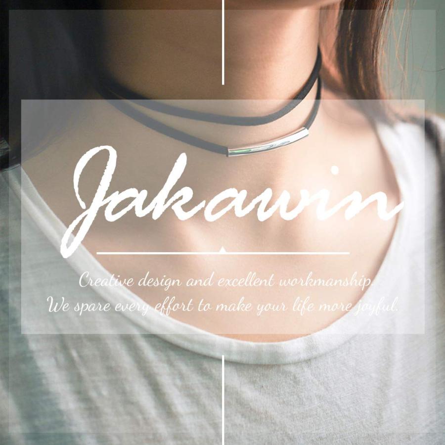 【並行輸入品】JAKAWIN チョーカーネックレス 調節可能 ブラックカラーネックレス レディース ガールズ NK134, Free size,の画像