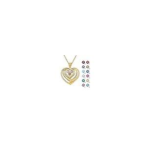 【並行輸入品】Silvora Personalized Name Necklace Woman Heart Pendant Family Fr_2