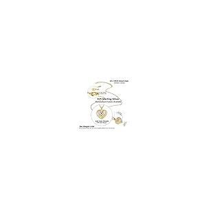 【並行輸入品】Silvora Personalized Name Necklace Woman Heart Pendant Family Fr_8