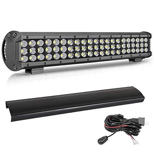 【並行輸入品】LEDライトバー 18インチ オートパワープラス 189W ライトバー 配線ハーネス付き オフロード ドライビングライト フラッドの画像