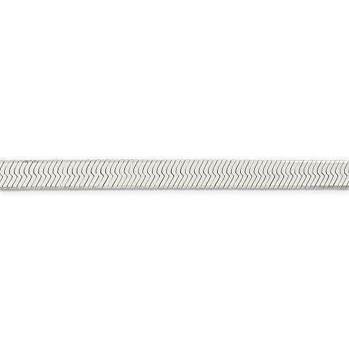 【並行輸入品】ソリッド925スターリングシルバー 8mm マジックヘリンボーンチェーンネックレス 安全なロブスターロッククラスプ付き, 金属 Sの画像