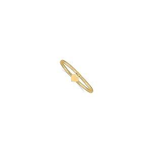 【並行輸入品】14Kイエローゴールドハートストレッチメッシュブレスレット 7.5インチ (幅=4mm), 7.5 inches, 金属 Soniの画像