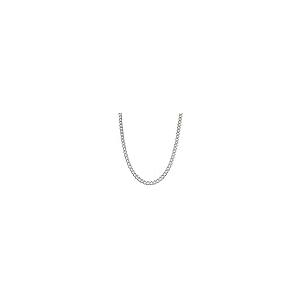 【並行輸入品】Solid 925 Sterling Silver 8mm Pave Curb Cuban Chain Necklace   wの画像