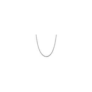 【並行輸入品】Solid 925 Sterling Silver 5.75mm Diamond cut Rope Chain Necklaceの画像