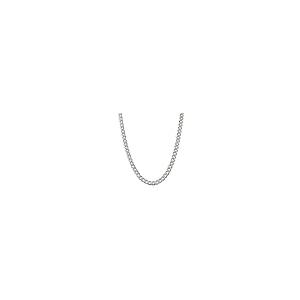 【並行輸入品】Solid 925 Sterling Silver 9.15mm Pave Curb Cuban Chain Necklaceの画像