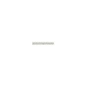 【並行輸入品】Solid 925 Sterling Silver 9.15mm Pave Curb Cuban Chain Necklaceの画像