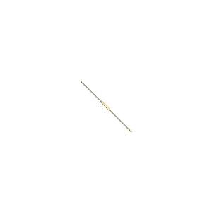 【並行輸入品】ソリッド14Kホワイトとイエローゴールド ツートンカラー パヴェカーブキューバIDブレスレット 刻印可能 IDバータグ 安全なロブの画像