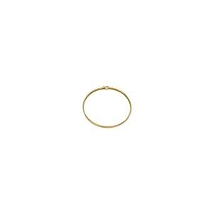 【並行輸入品】ソリッド 14K イエローゴールド ツイスト ダイヤモンドカット フレキシブル バングル カフ ブレスレット 7.5インチ (幅の画像