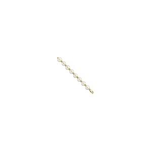 【並行輸入品】Solid 14k Yellow Gold 6 7mm White Round Freshwater Cultured Pearの画像
