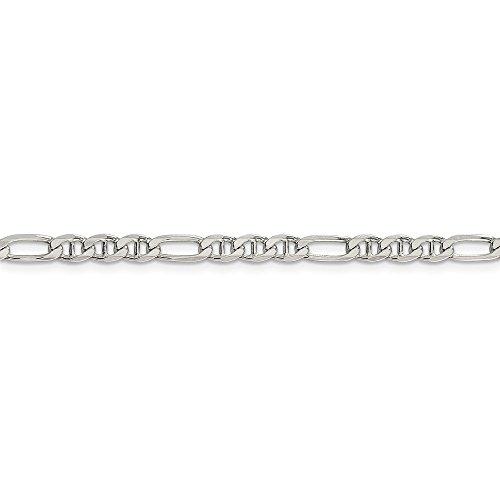 【並行輸入品】Solid 925 Sterling Silver 3.75mm Figaro Anchor Mariner Chain Nec_4