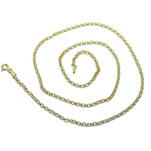 【並行輸入品】Never say Never 18K Gold Rolo Collar Necklace for Women | Fashioの画像