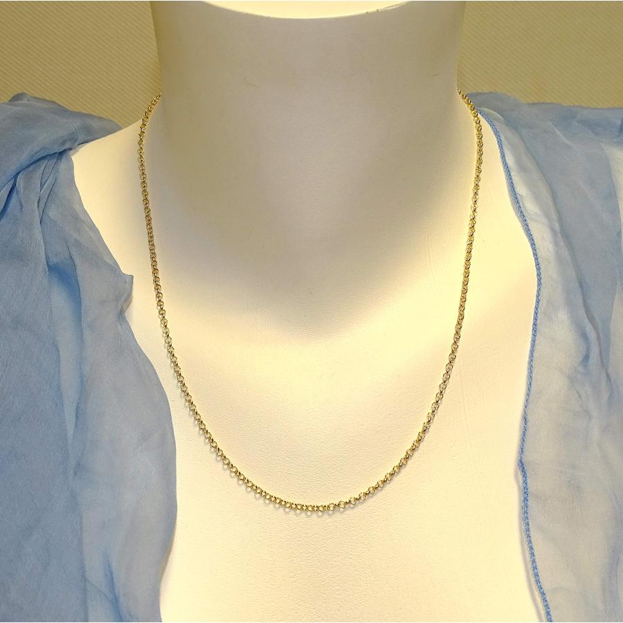 【並行輸入品】Never say Never 18K Gold Rolo Collar Necklace for Women | Fashioの画像