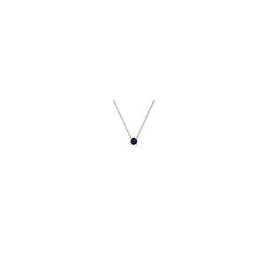 【並行輸入品】TriJewels ラウンドブルーサファイア 1/4カラット プロングセット 4mm レディース ソリティアペンダントネックレスの画像