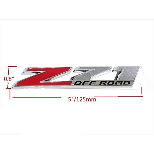 【並行輸入品】ペア セット Z71 オフロード エンブレム スポーツ フロントドア スモール 3D バッジ ネームプレート ステッカー 文字 交の画像