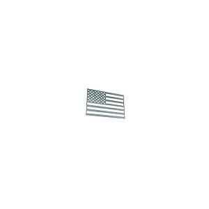 【並行輸入品】Flag It USA 国旗 カーエンブレム Flag It Car Truck Emblem Stainless Steel Cの画像