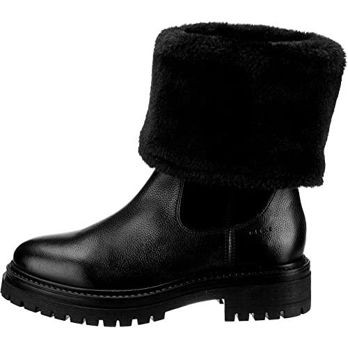 【並行輸入品】Geox Women's Snow Boots, Black, 10の画像