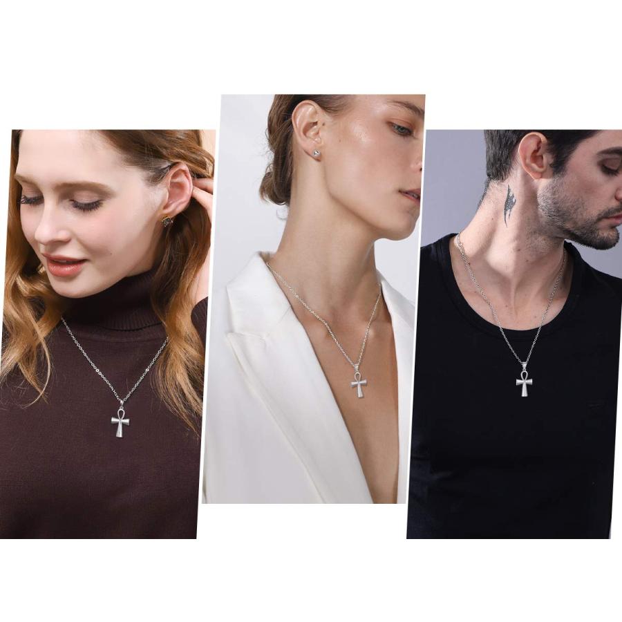 【並行輸入品】ChicSilver Women's Sterling Silver Large Coptic Ankh Cross Relig_3
