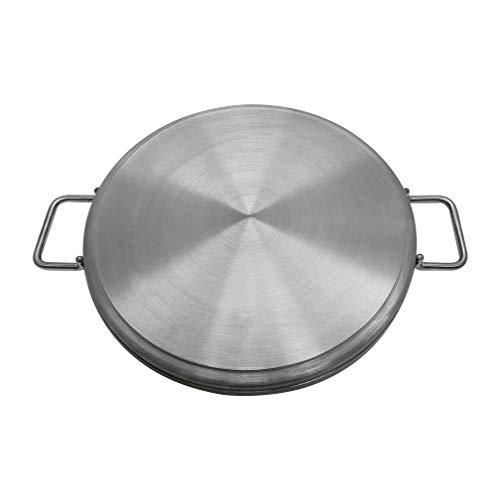 【並行輸入品】直径20インチ ステンレススチール フラットコマル グリドルパン 調理器具 20\" Diameter Stainless Steeの画像