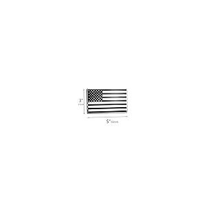 【並行輸入品】MULL USA 3D Metal Flag Auto Emblem for Cars Trucks 2pcs Forward_5