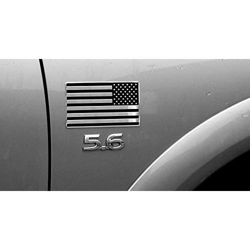 【並行輸入品】MULL USA 3D Metal Flag Auto Emblem for Cars Trucks 2pcs Forward_7