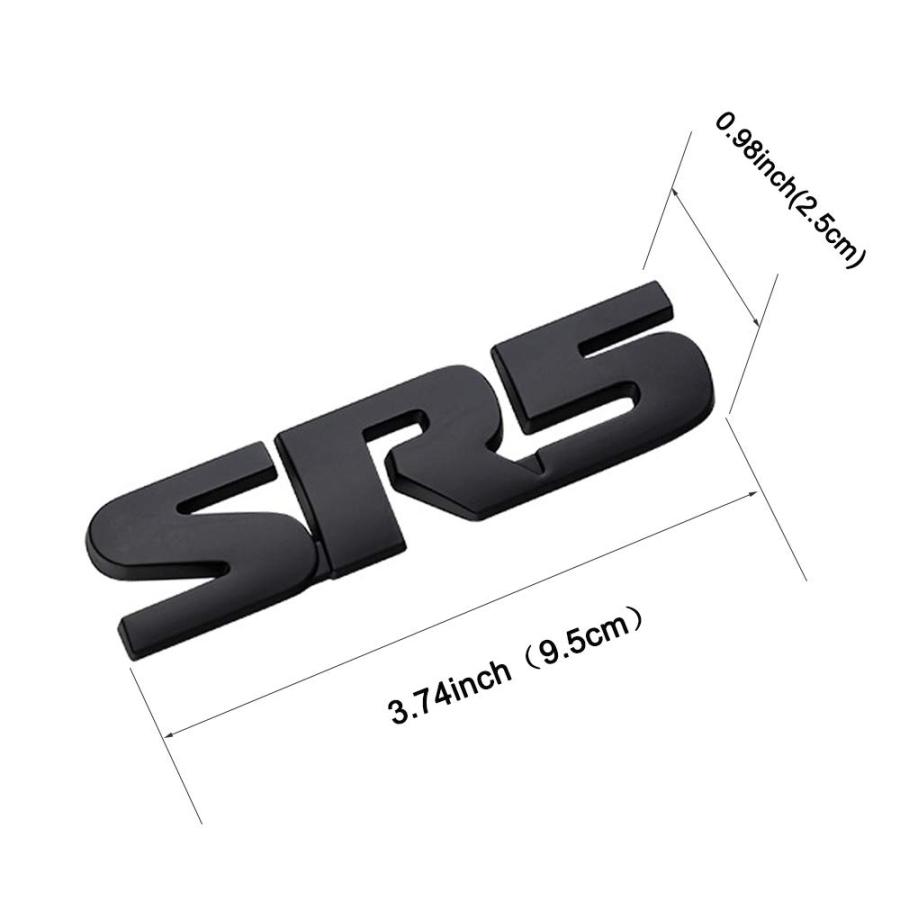 【並行輸入品】HUAYATIAN SR5 V6 メタルエンブレム 4Runner アクセサリー フェンダーバッジ デカール エンブレム トヨタの画像