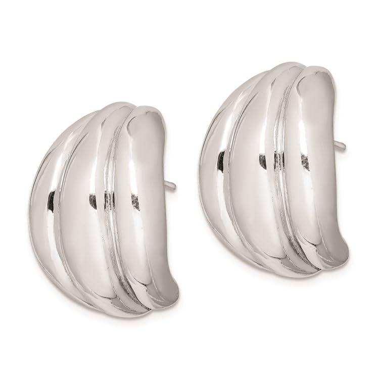 【並行輸入品】Sterling Silver Hollow Post Earringsの画像