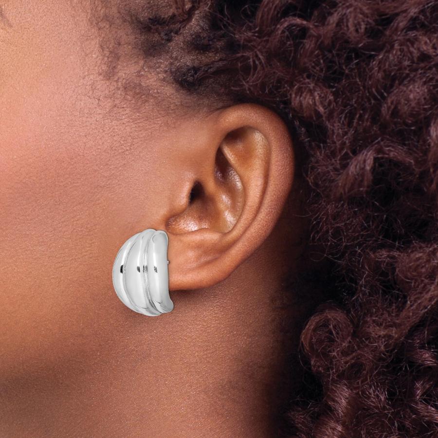 【並行輸入品】Sterling Silver Hollow Post Earringsの画像
