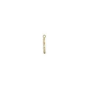 【並行輸入品】14Kゴールドダイヤモンド 宗教的信仰 十字架ペンダントネックレス 幅29x15mm 女性用ジュエリーギフト, イエローゴールドの画像