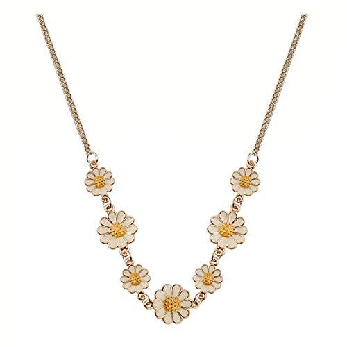 【並行輸入品】Sticks Jewelry Brand Charm 7 Flowers Trendy Necklace Zinc Alloy_1