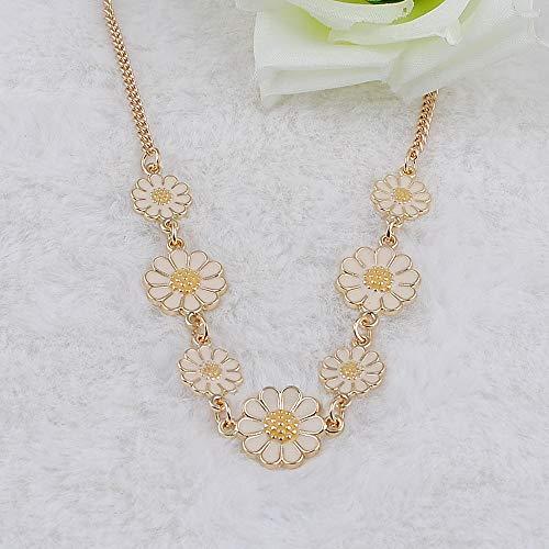 【並行輸入品】Sticks Jewelry Brand Charm 7 Flowers Trendy Necklace Zinc Alloy_4