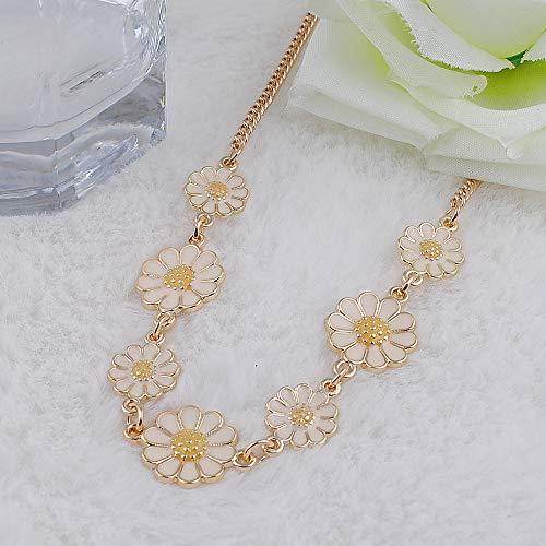 【並行輸入品】Sticks Jewelry Brand Charm 7 Flowers Trendy Necklace Zinc Alloy_7
