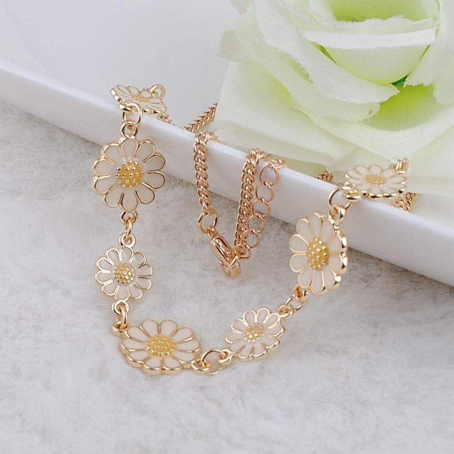 【並行輸入品】Sticks Jewelry Brand Charm 7 Flowers Trendy Necklace Zinc Alloy_9