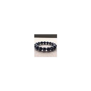 【並行輸入品】Muko Gemstone 12.5mm Natural Black Rutilated Quartz Crystal Streの画像