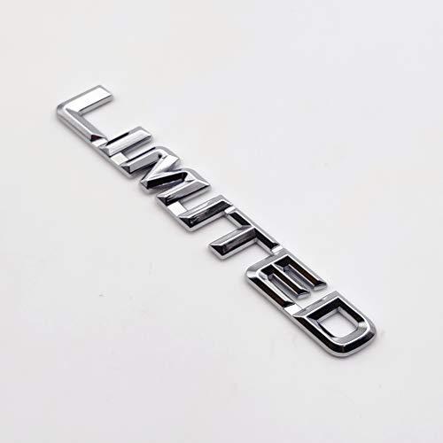 【並行輸入品】Chrome Metal Limited Logo Car Emblem Premium 3D Letters Badge Auの画像